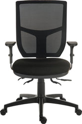 Ergo Comfort Mesh Back Ergonomic Operator Office Chair with Arms Black - 9500MESH-BLK/0270 DD